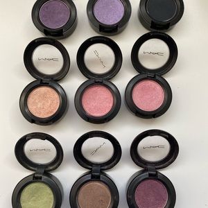 9 MAC cosmetics eyeshadows